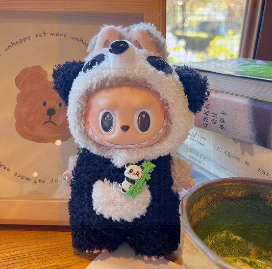 Cute Panda Handmade Labubu Clothes