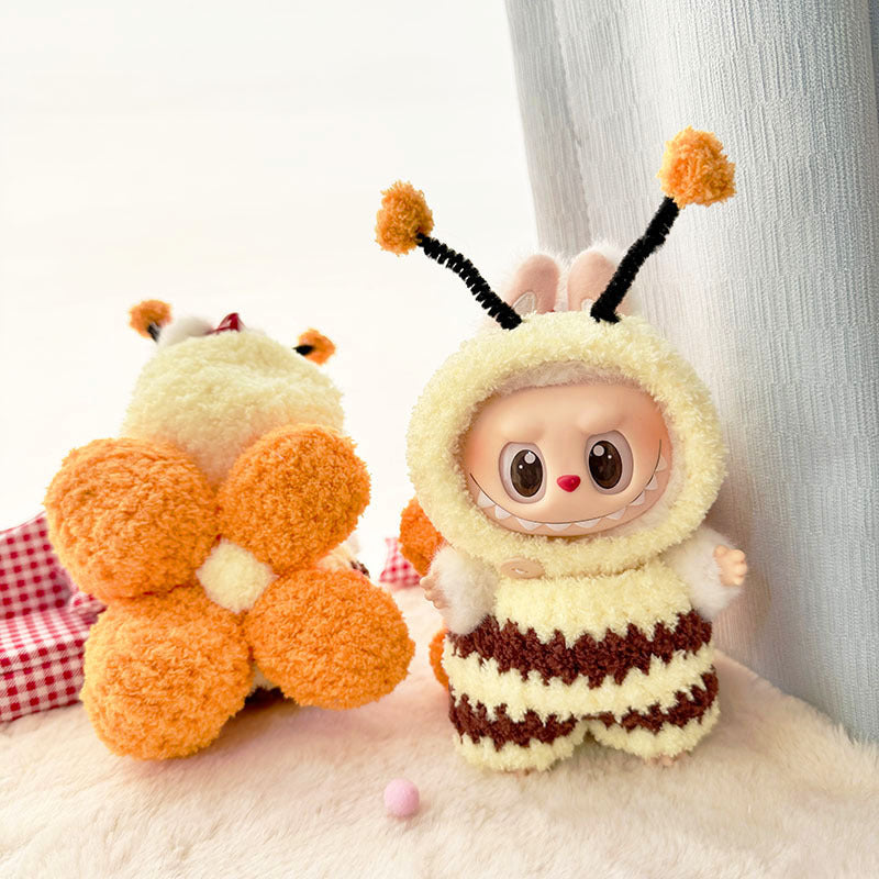 Kawaii Bee Labubu Clothes